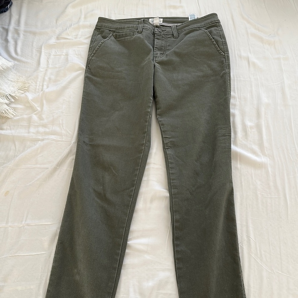 Olive green slacks
